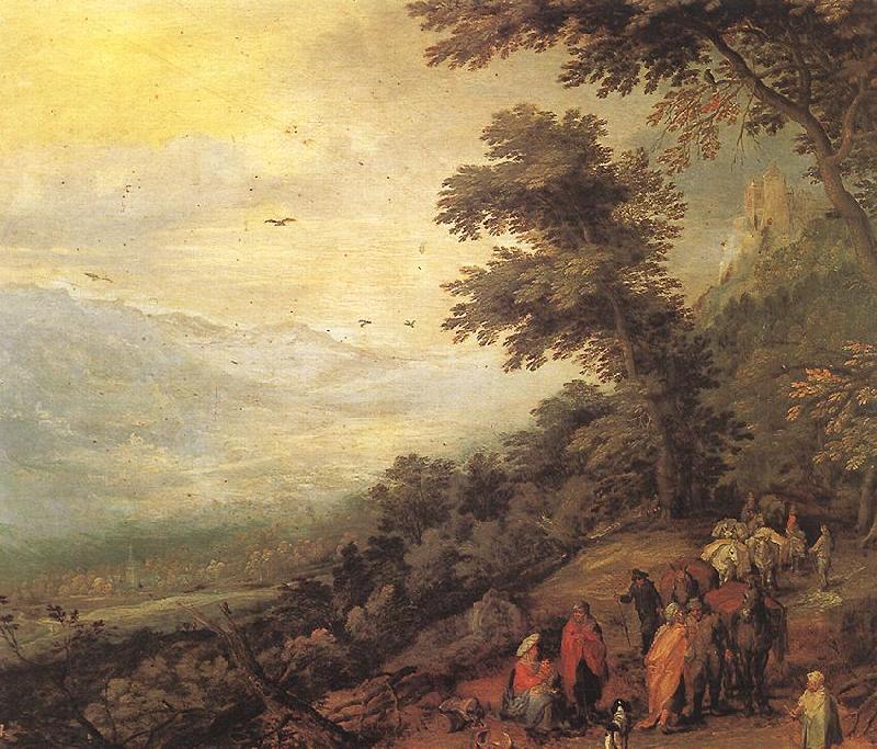 BRUEGHEL, Jan the Elder Gathering of Gypsies in the Wood fddf